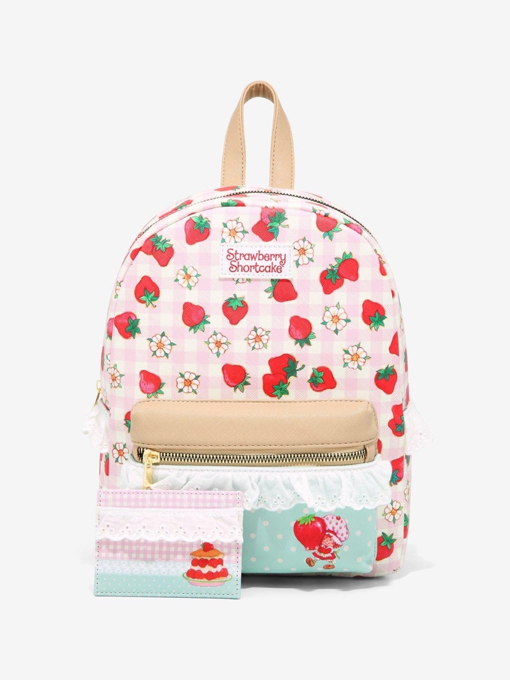 🍓PRICE FIRM🍓Strawberry Shortcake Lace Mini
Backpack+wallet SET